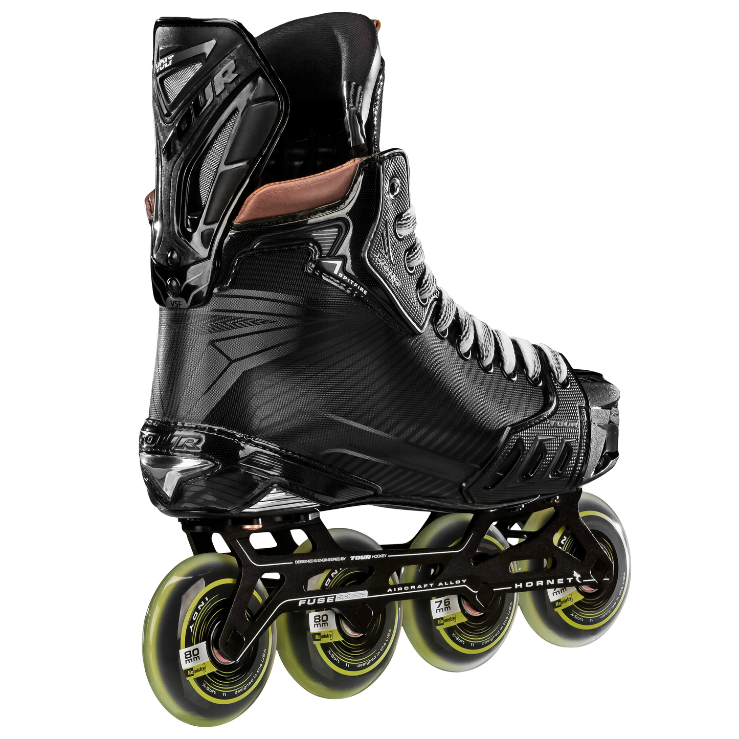 Roller In-Line l Tour Volt Spitfire Black l Adulte