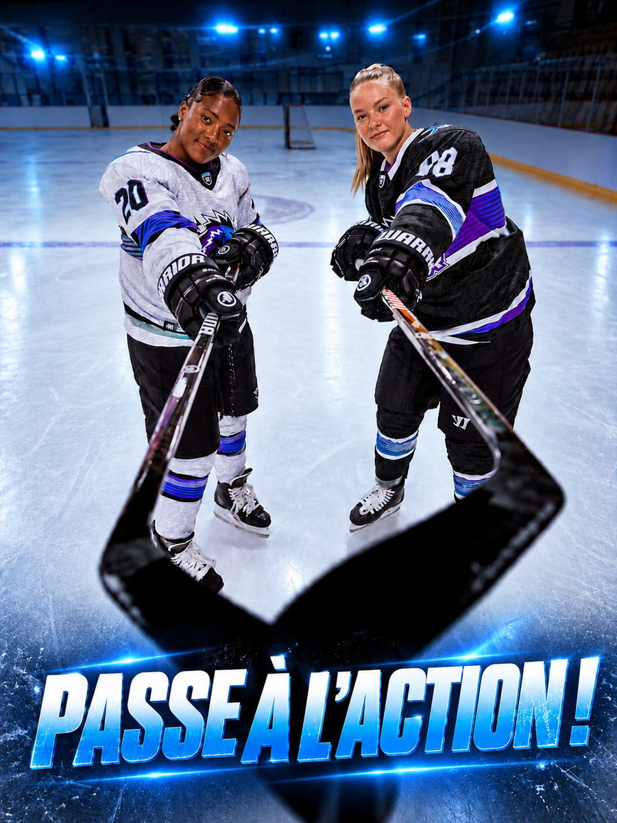 Patin de hockey sur glace