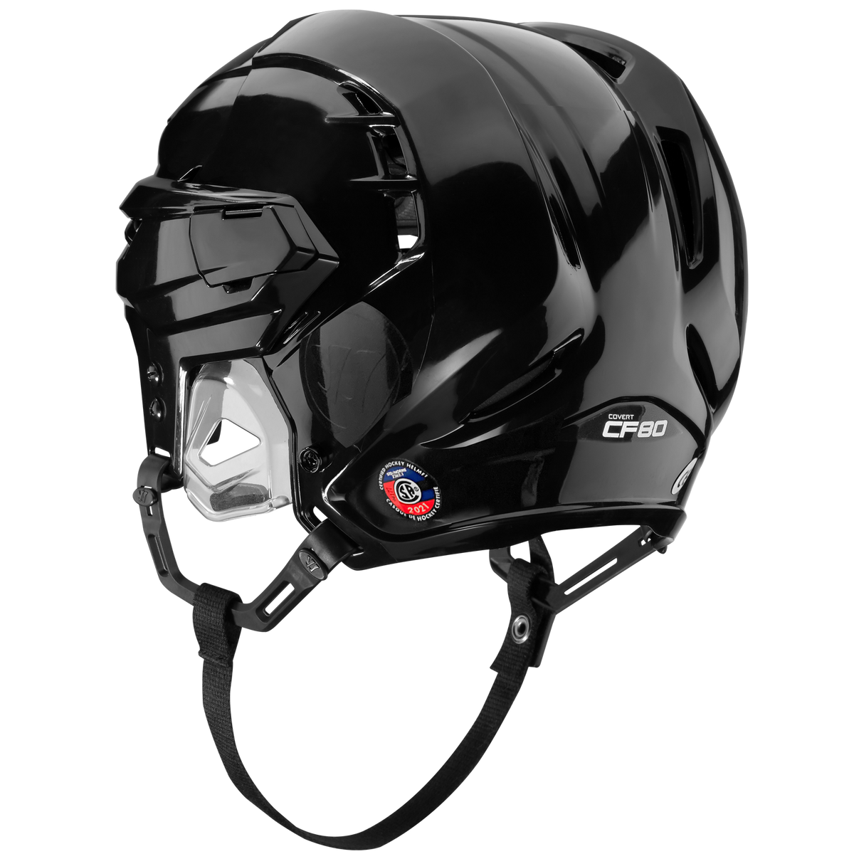 Casque Warrior Covert CF80 noir vue de profil 21