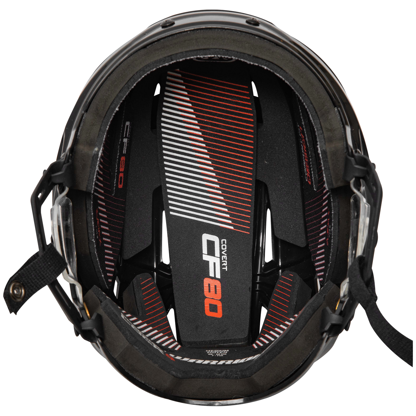 Casque Warrior Covert CF80 noir vue de profil 2 3