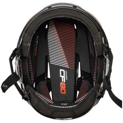 Casque Warrior Covert CF80 noir vue de profil 2 3