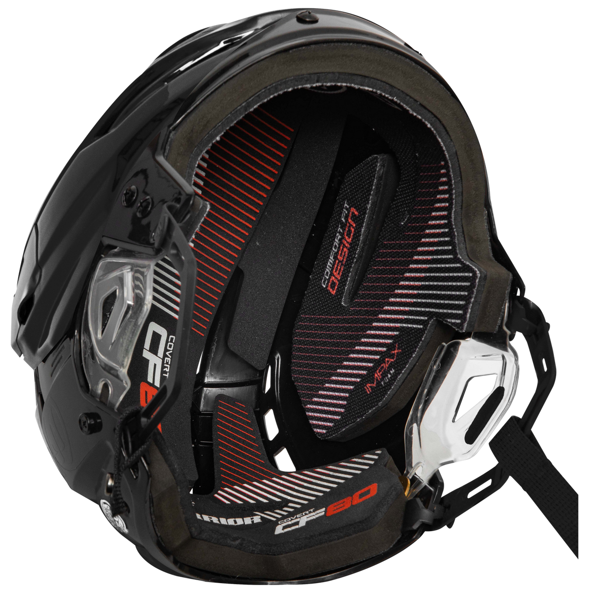 Casque Warrior Covert CF80 noir vue de profil 266