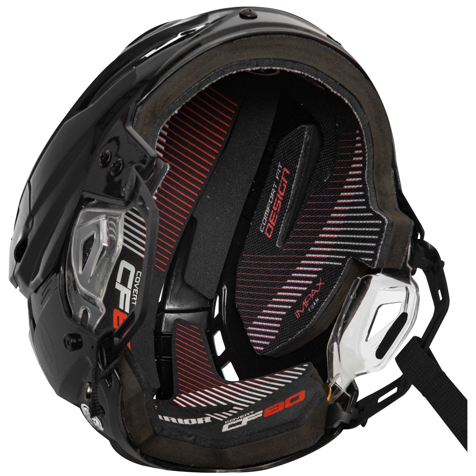 Casque Warrior Covert CF80 noir vue de profil 266